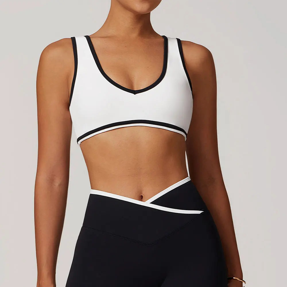 Top Esportivo Feminino Push Up Fitness Yoga