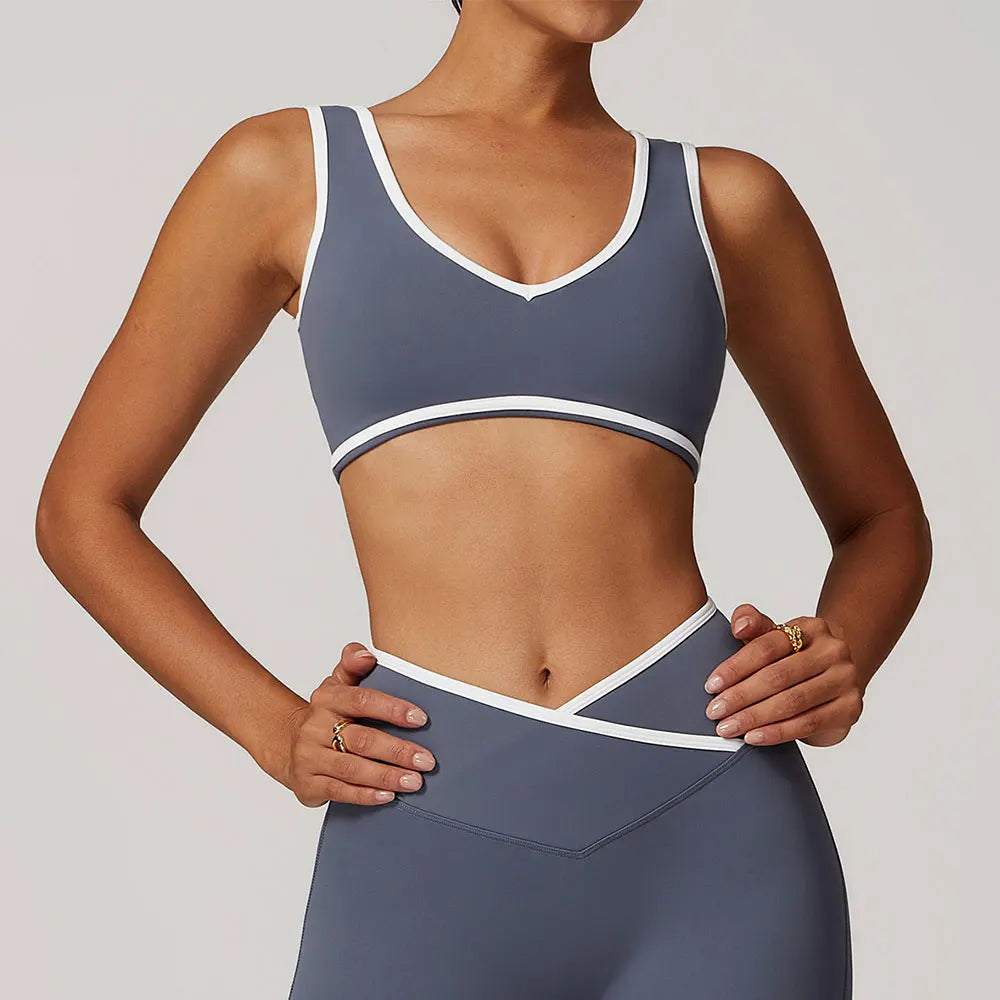 Top Esportivo Feminino Push Up Fitness Yoga