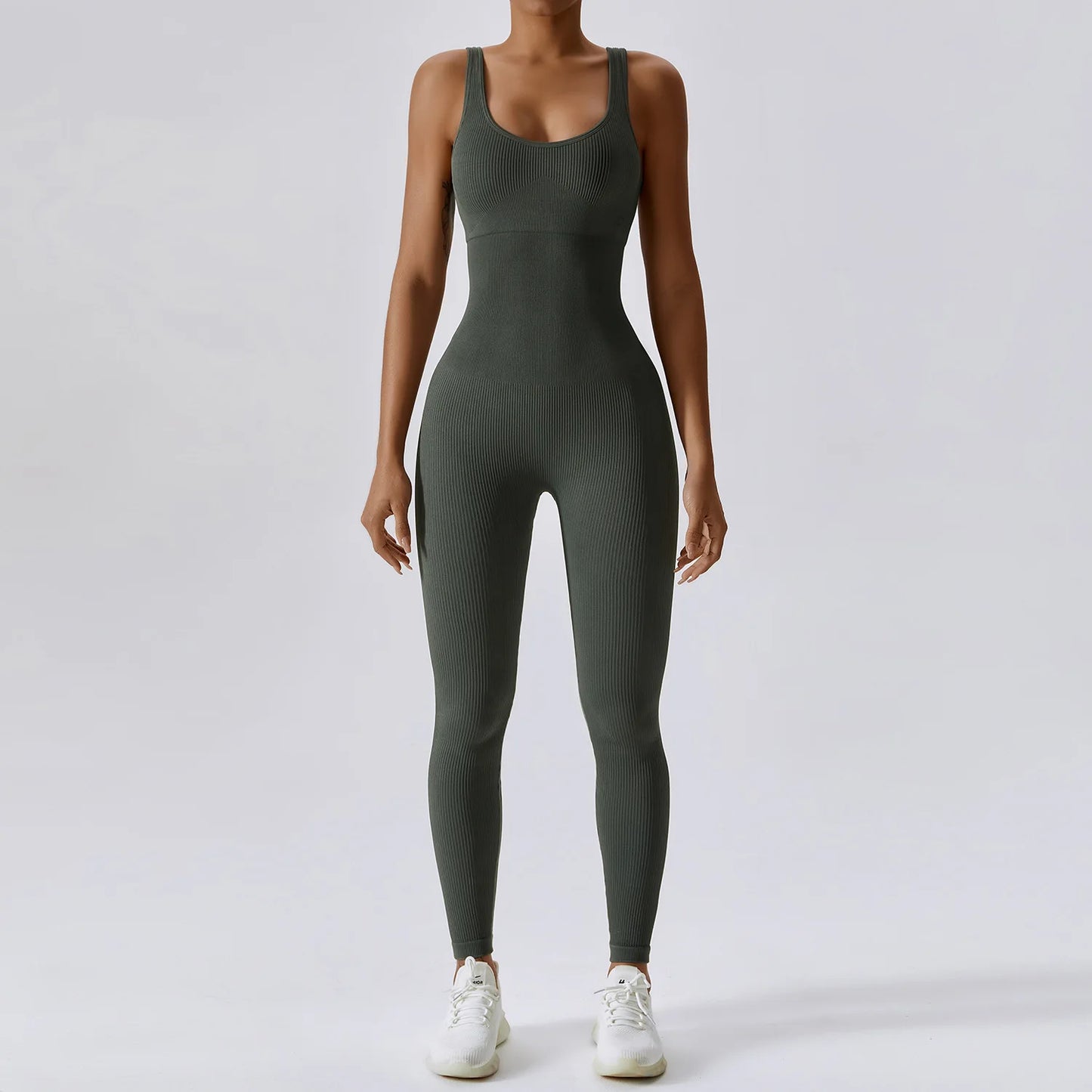 Primavera sem costura terno de yoga de uma peça dança barriga aperto conjunto de treino de fitness estiramento bodysuit roupas de ginásio push up roupas esportivas