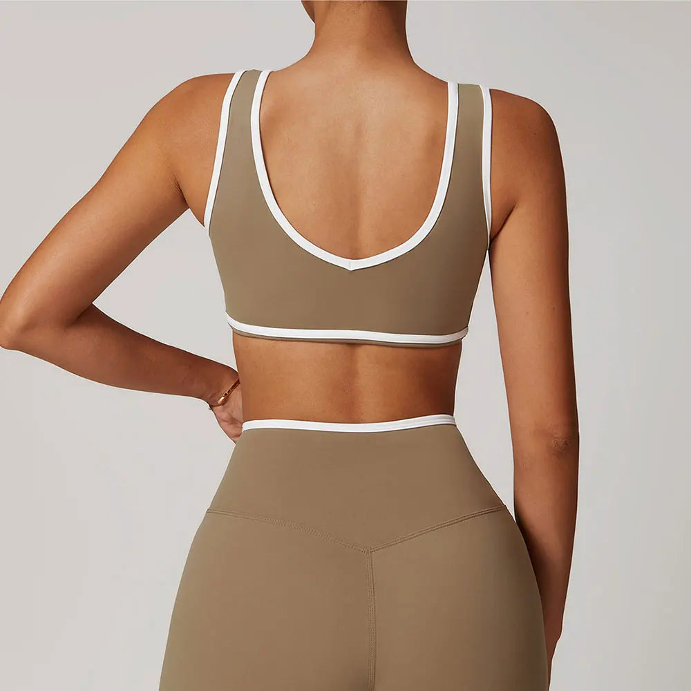 Top Esportivo Feminino Push Up Fitness Yoga