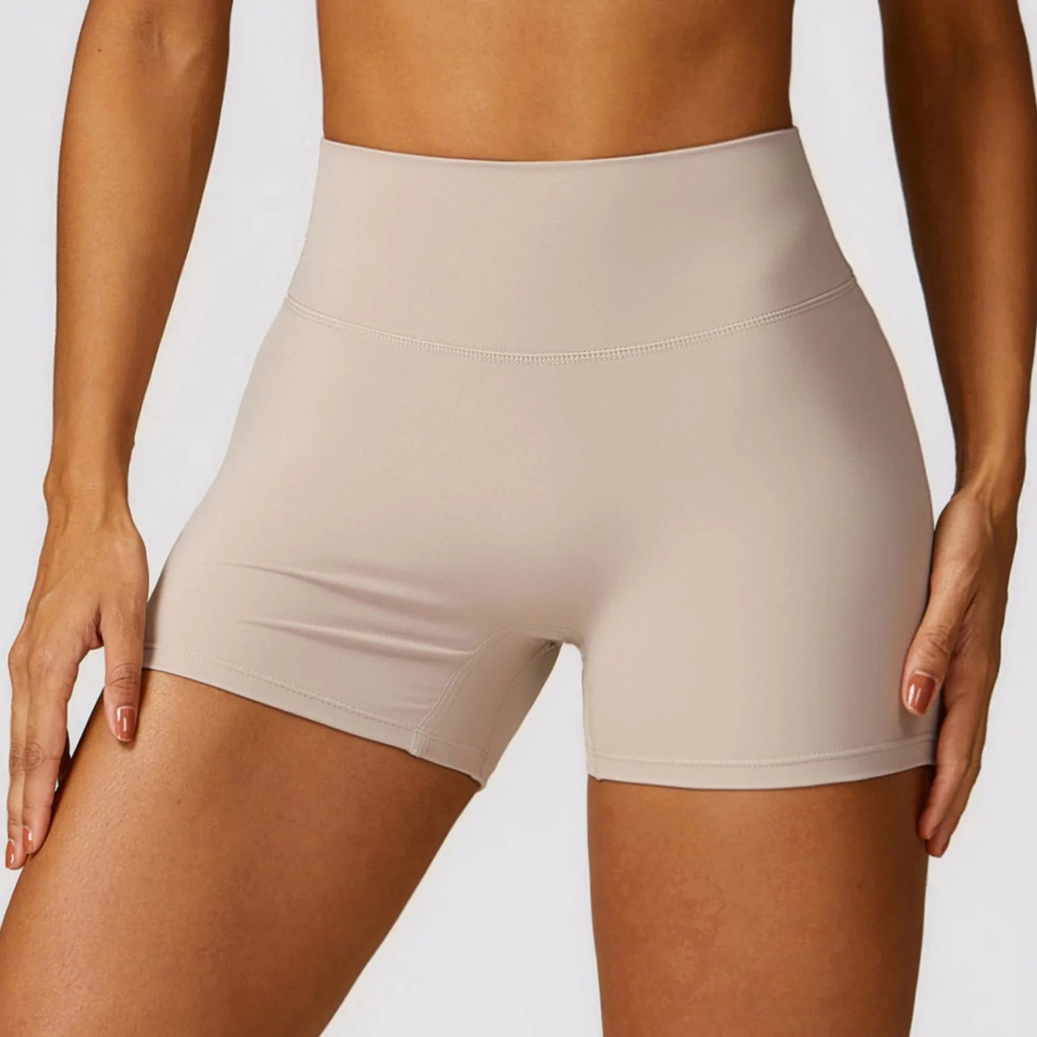 Calções de yoga mulheres shorts de fitness correndo ciclismo shorts respirável esportes leggings cintura alta treino ginásio scrunch butt shorts