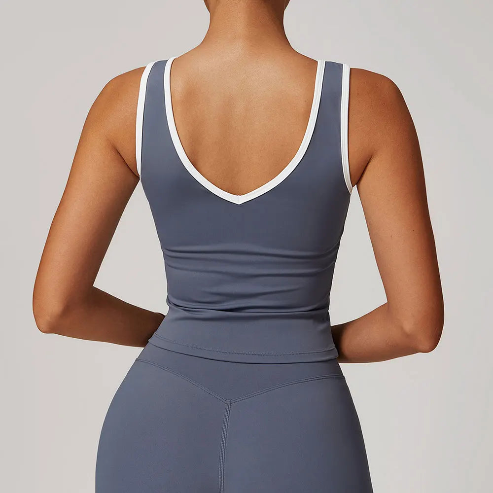 Sutiã Esportivo Sem Costas para Mulheres, Sutiã Push Up, Yoga Gym Crop Top, Sutiã de Fitness, Sutiãs de Treino Respirável, Roupa Interior Fitness
