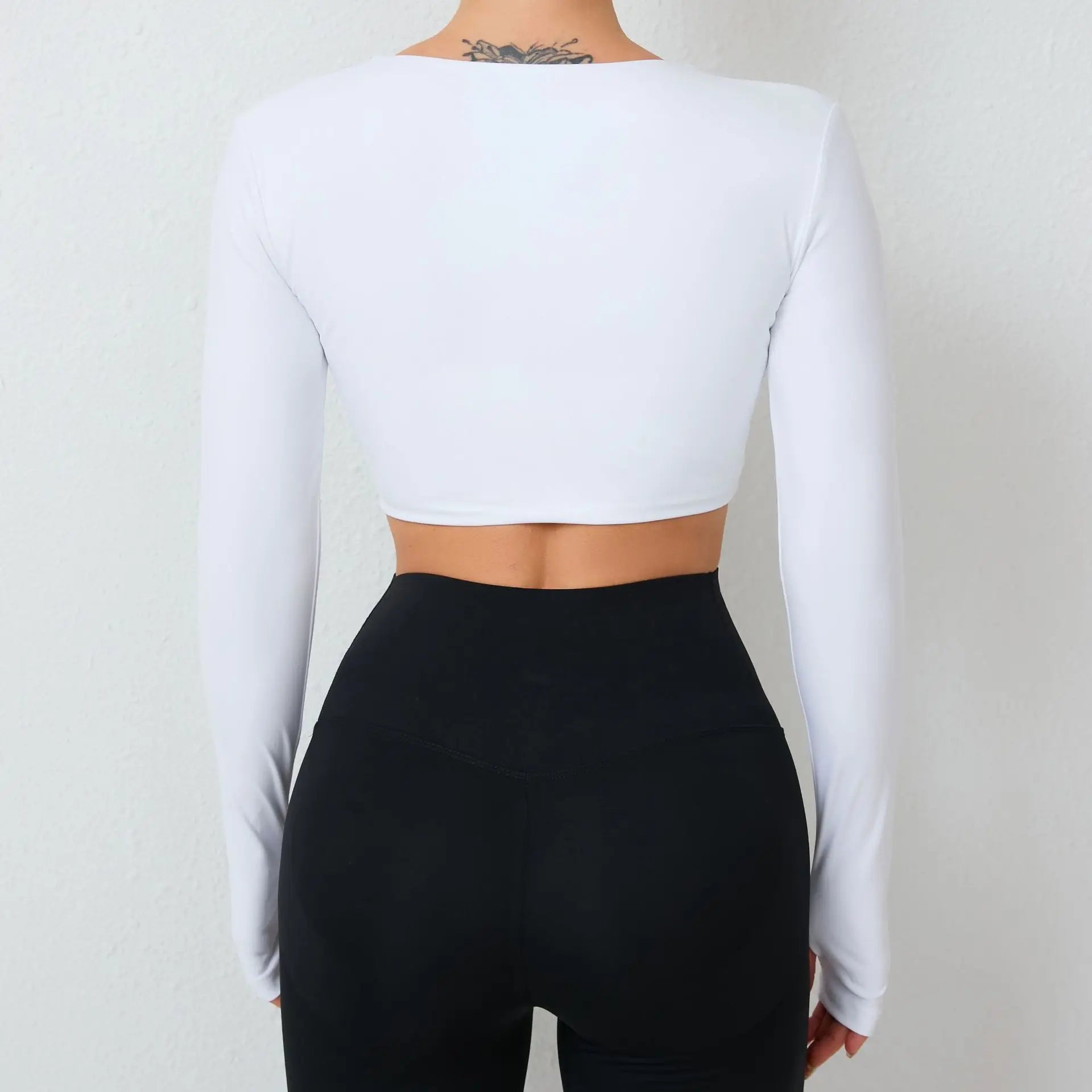 Camisas de yoga das mulheres manga longa yoga colheita topos correndo camisas ginásio camisa push up treino ginásio superior inserção almofadas fino ajuste esportes sexy
