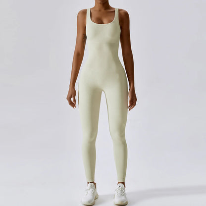 Primavera sem costura terno de yoga de uma peça dança barriga aperto conjunto de treino de fitness estiramento bodysuit roupas de ginásio push up roupas esportivas