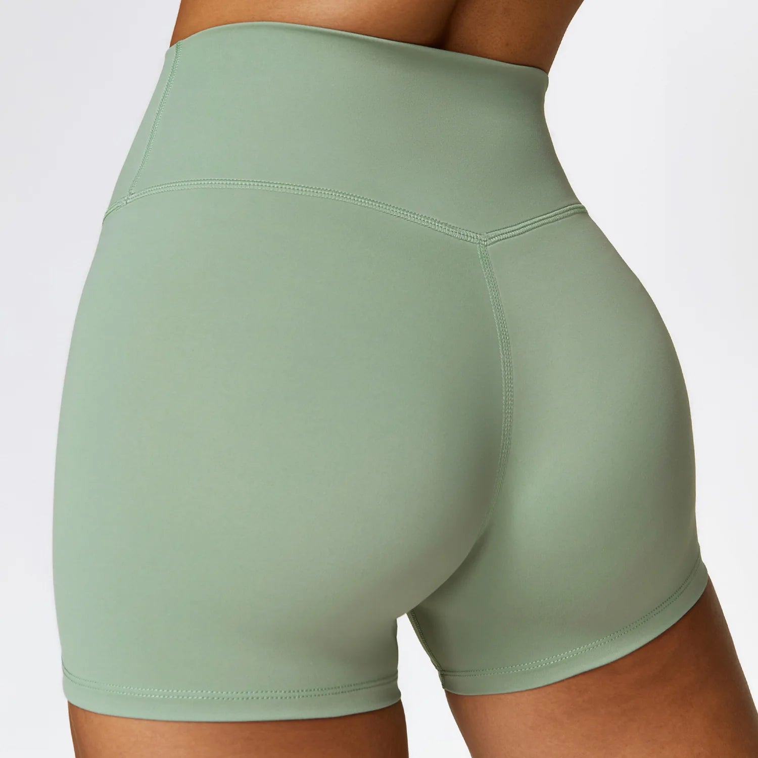 Mulheres yoga shorts de fitness sem costura push up trainning secagem rápida sportwear shorts controle barriga ginásio ciclismo shorts feminino apertado
