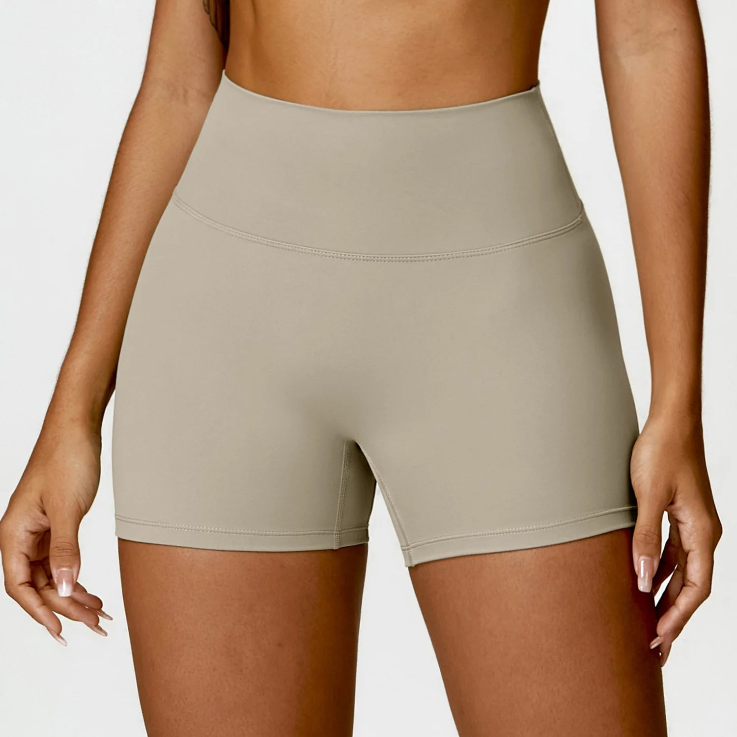 Calções de yoga mulheres shorts de fitness correndo ciclismo shorts respirável esportes leggings cintura alta treino ginásio scrunch butt shorts