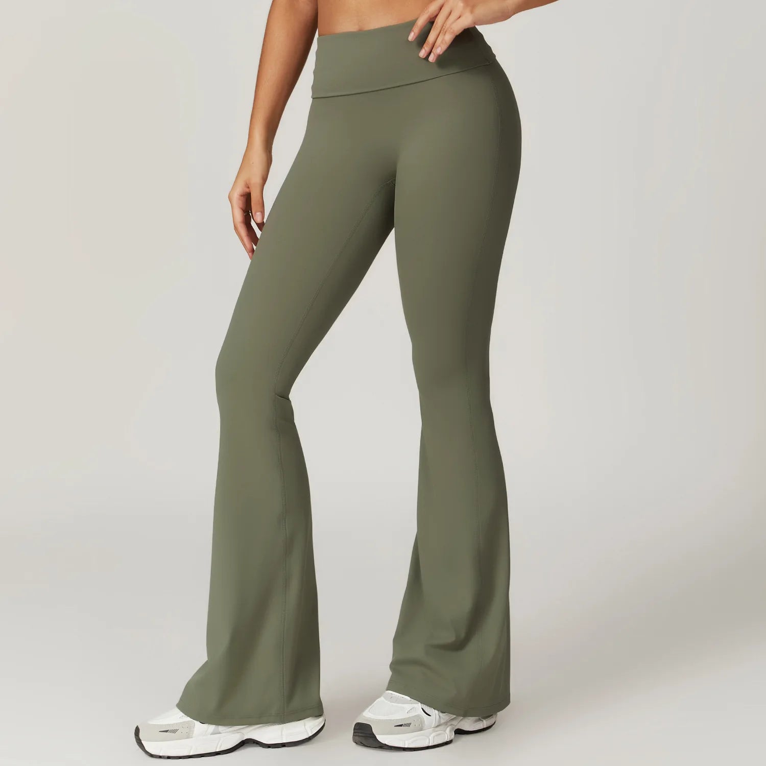 Calças de yoga mulheres bell bottoms cintura alta esporte alargamento calças ginásio leggings de fitness feminino legging controle de barriga correndo apertado