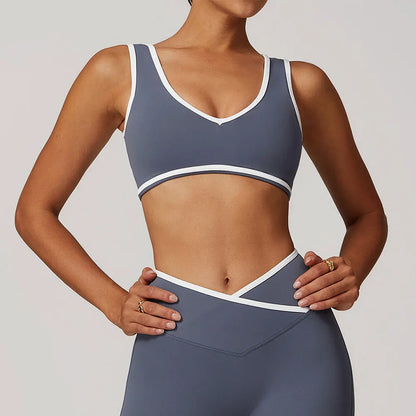 Top Esportivo Feminino Push Up Fitness Yoga