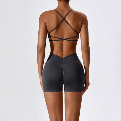Seamless Yoga Gym Fatos com Shorts para Mulheres, Crop Top, Sutiã Esportivo, Treino, Corrida, Workout Outfit, Fitness Vestuário, 2pcs