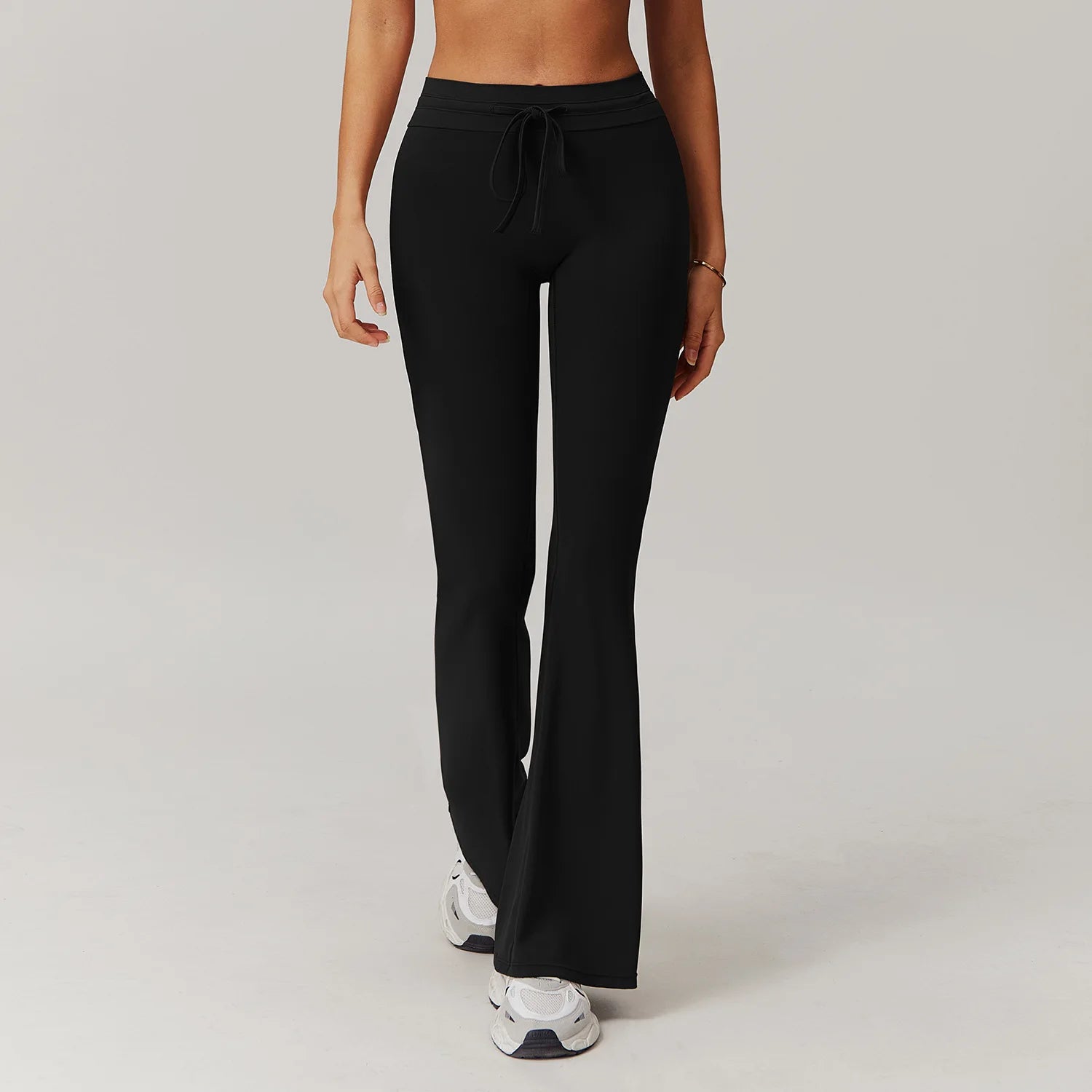 Leggings de yoga cintura alta bell-bottoms respirável leggings calças de yoga fitness correndo push up treino ginásio roupas calças de perna larga