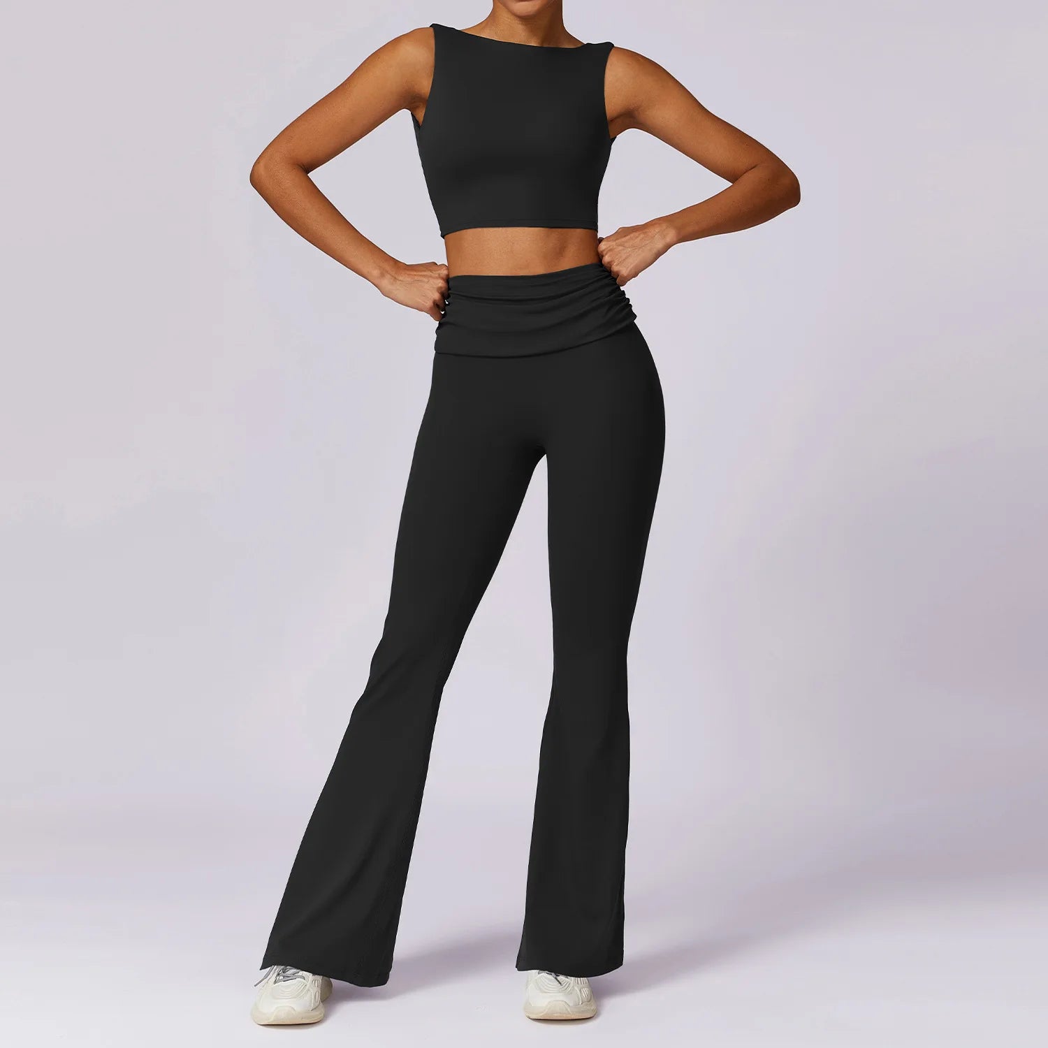 Roupas de ginástica para ioga feminina, sutiã push up, leggings de cintura alta, roupas esportivas sexy de fitness, roupas esportivas femininas, 2 peças