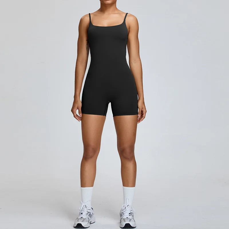 Macacão de yoga feminino conjunto de yoga feminino roupas esportivas de fitness sexy uma peça sutiã esportivo ginásio treino macacões fitness sem costas
