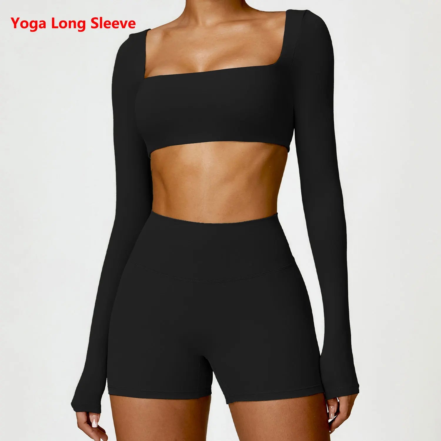 Inverno feminino yoga manga longa ginásio push up fitness topo ao ar livre correndo roupas de fitness escovado camiseta manga longa esportes topo