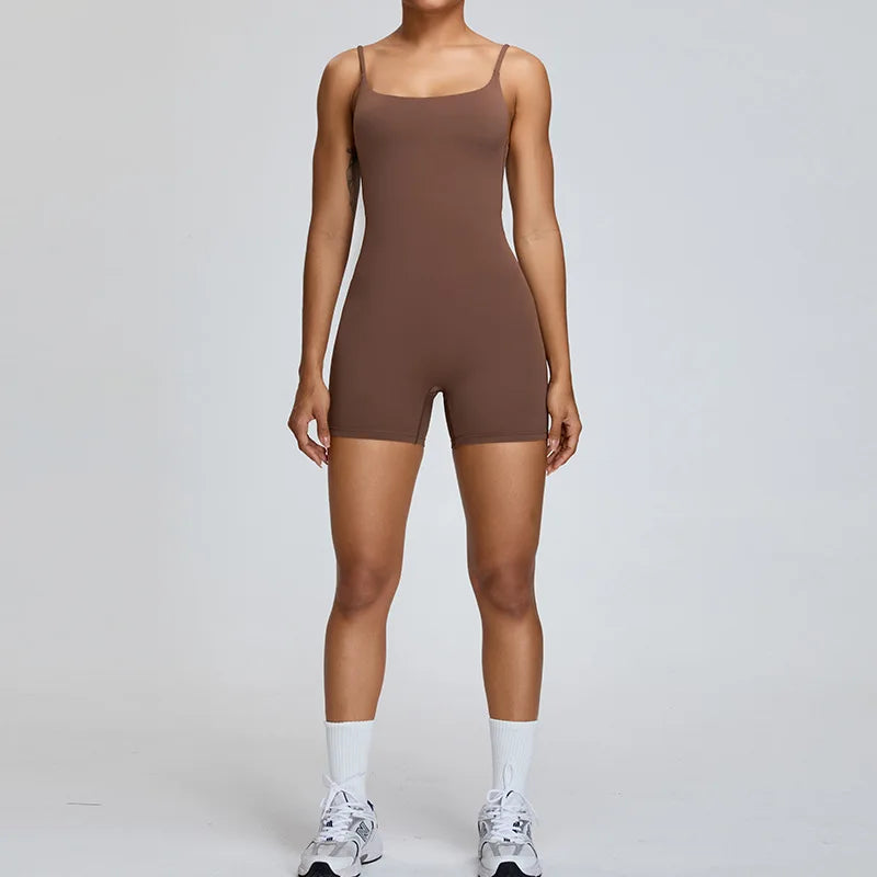 Macacão de yoga feminino conjunto de yoga feminino roupas esportivas de fitness sexy uma peça sutiã esportivo ginásio treino macacões fitness sem costas