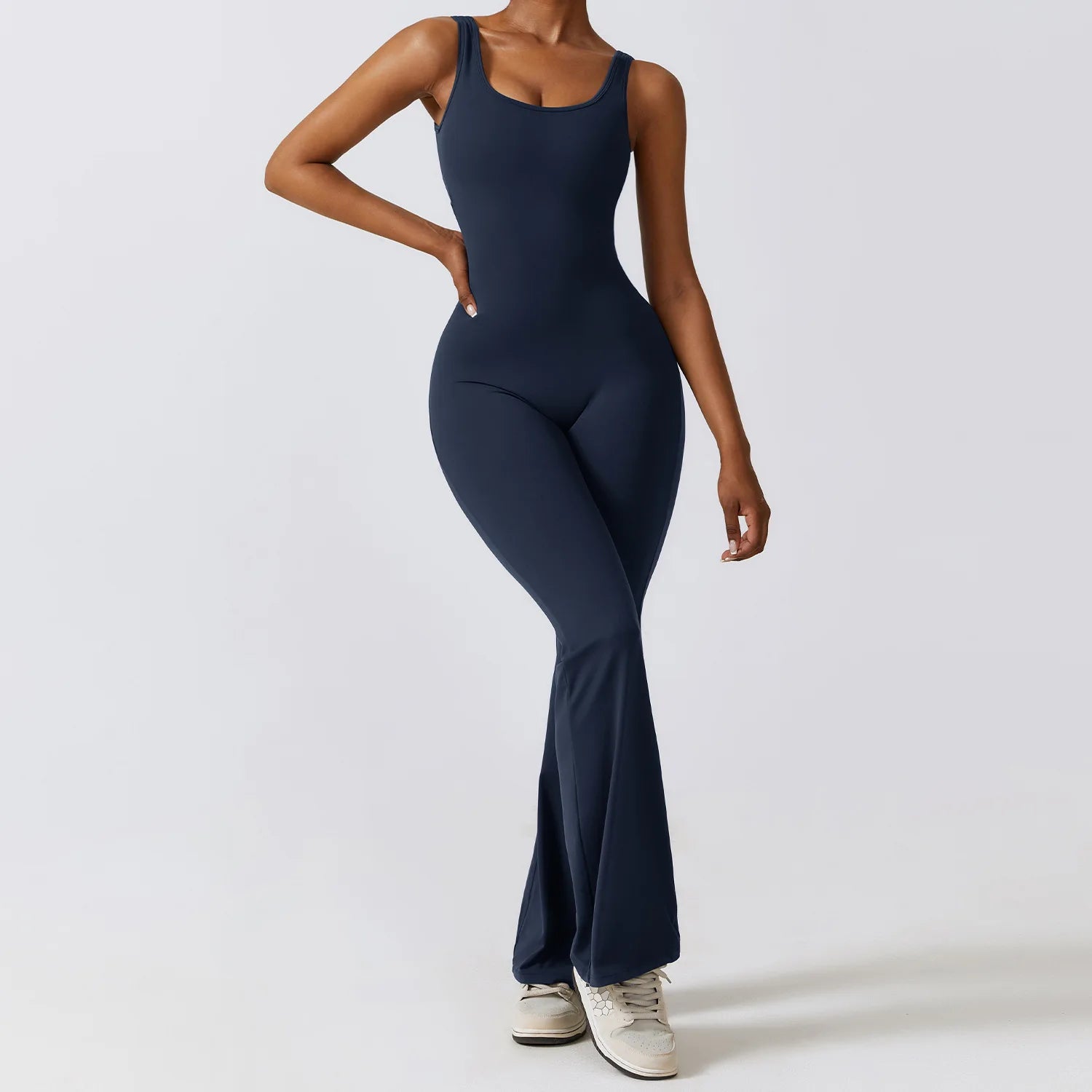 Feminino Stretch Push Up Workout Bodysuits, Yoga Suit, Sportswear, Macacão, Macacão Fitness, Esportes, Ginásio, Feminino, Fato de Treino, 1 Pc