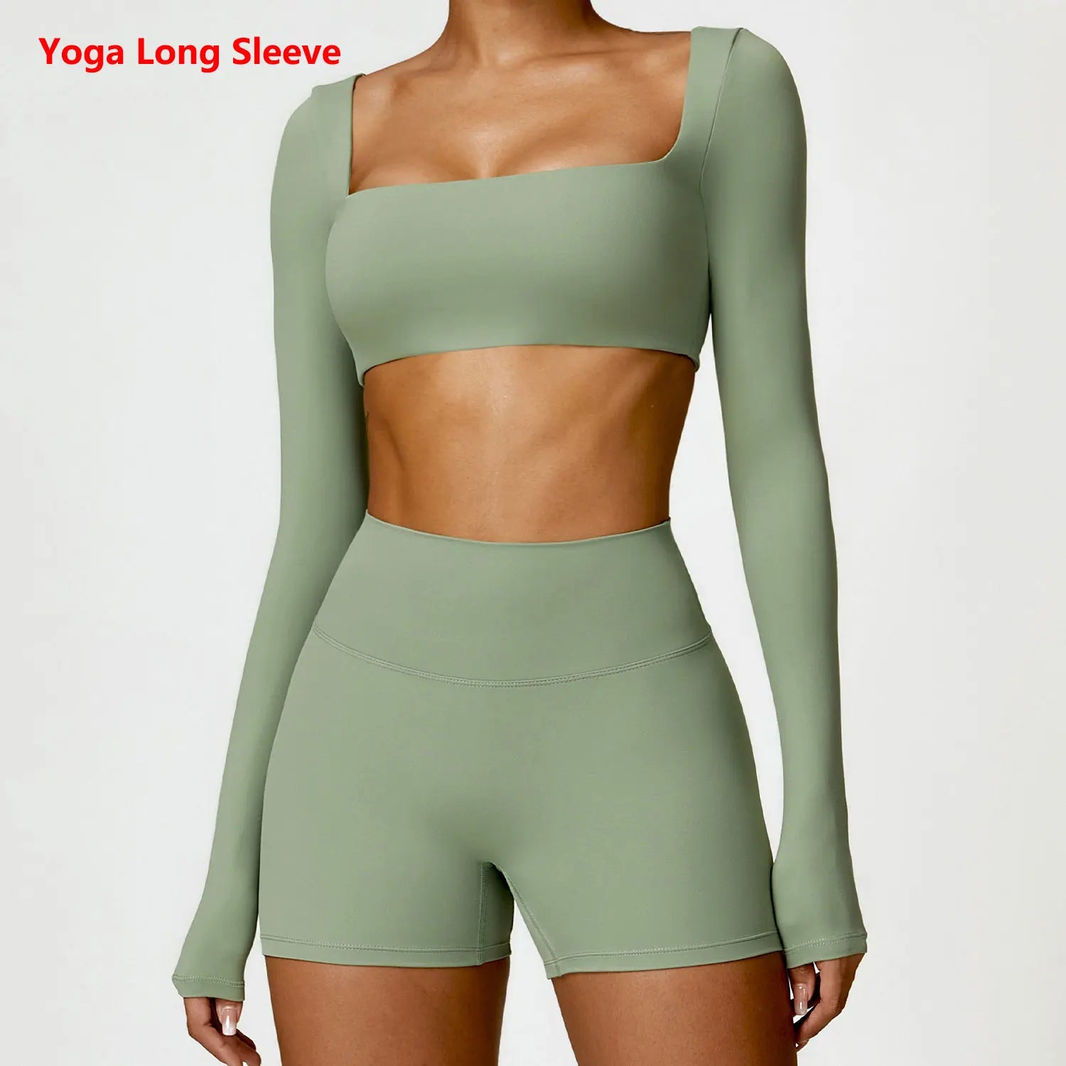Inverno feminino yoga manga longa ginásio push up fitness topo ao ar livre correndo roupas de fitness escovado camiseta manga longa esportes topo