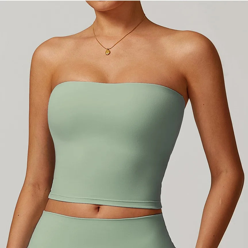Colete de ioga sem alças para mulheres, lindo sutiã esportivo traseiro, absorção de choque, secagem rápida, fitness top, roupa íntima de ginástica, sexy