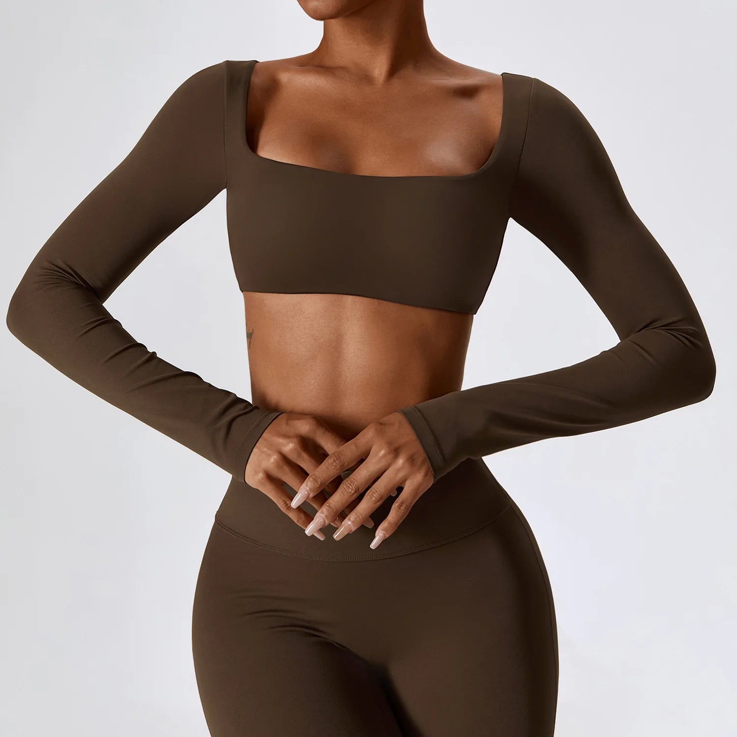 Sexy camisas de yoga topo de colheita mangas compridas camisas para mulheres yoga esportes fitness ginásio roupas treino topos camisas esportivas