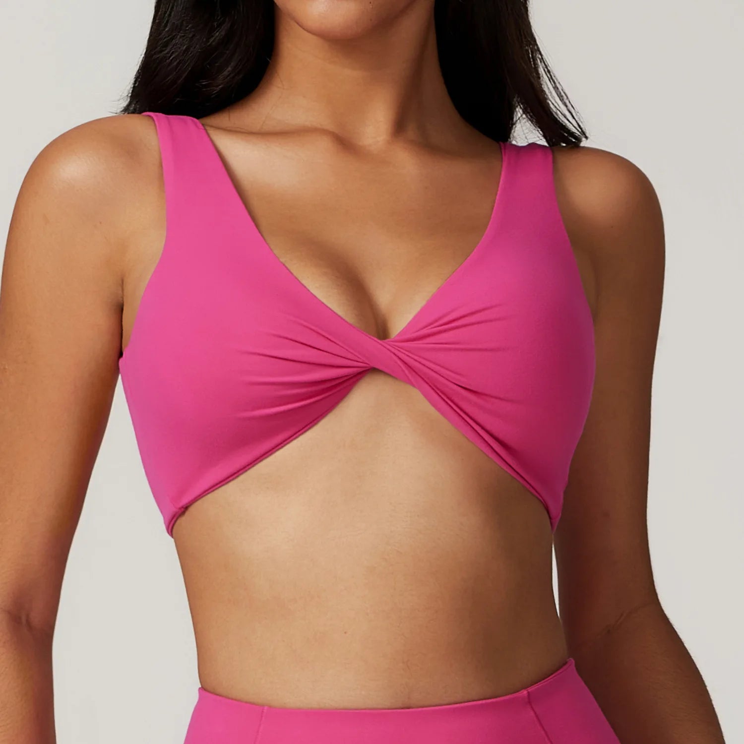 Roupa interior esportiva feminina alto suporte impacto fitness ginásio treino push up yoga superior roupas de treino push-up sutiã acolchoado activewear
