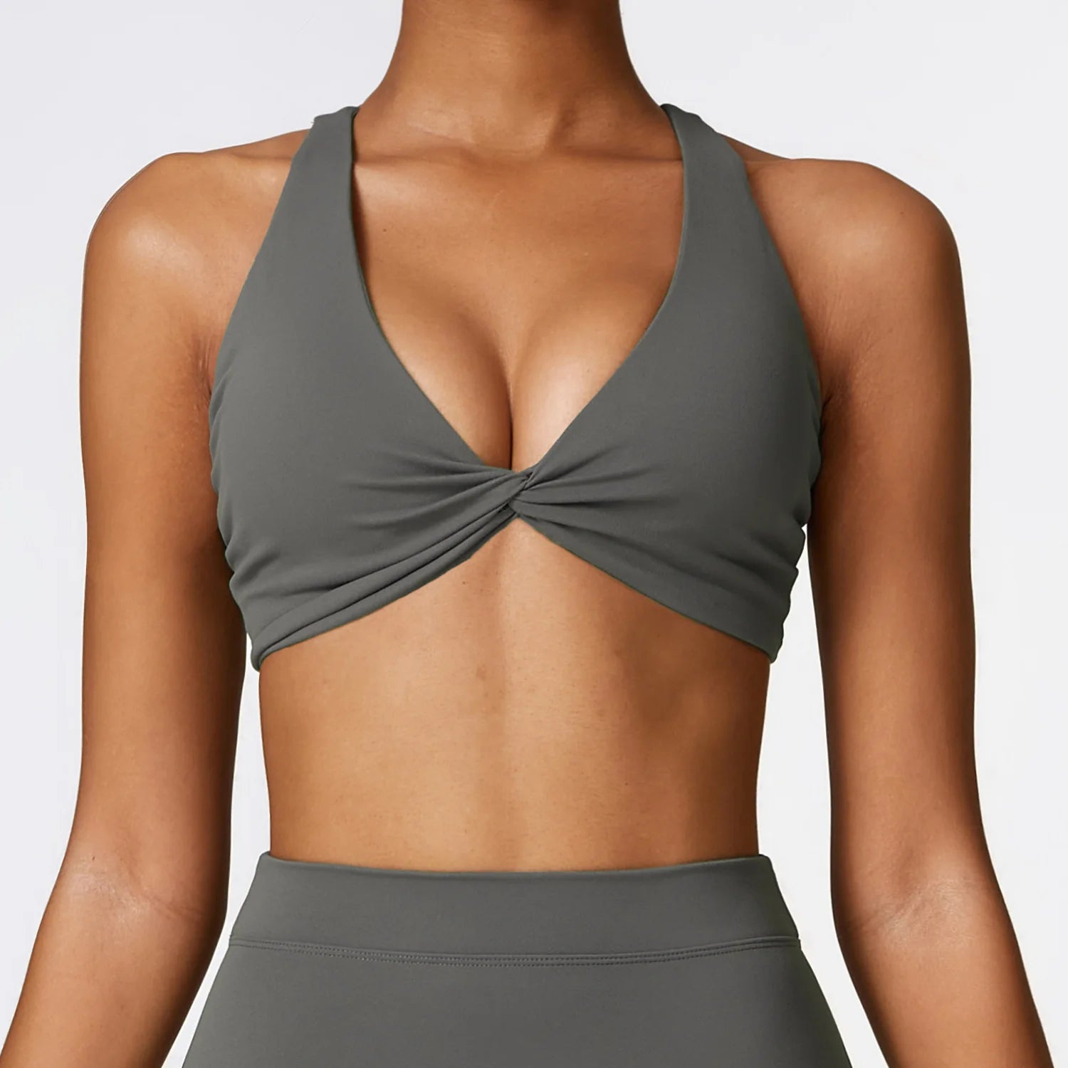 Sutiã esportivo ginásio push up topo feminino roupas de yoga feminino design plissado sutiã treino colheita superior feminino à prova de choque correndo yoga sutiã