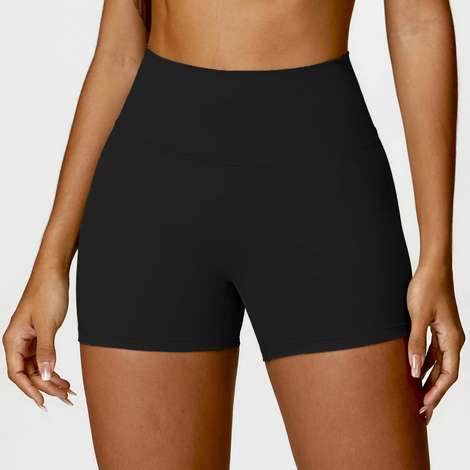 Calções de yoga mulheres shorts de fitness correndo ciclismo shorts respirável esportes leggings cintura alta treino ginásio scrunch butt shorts