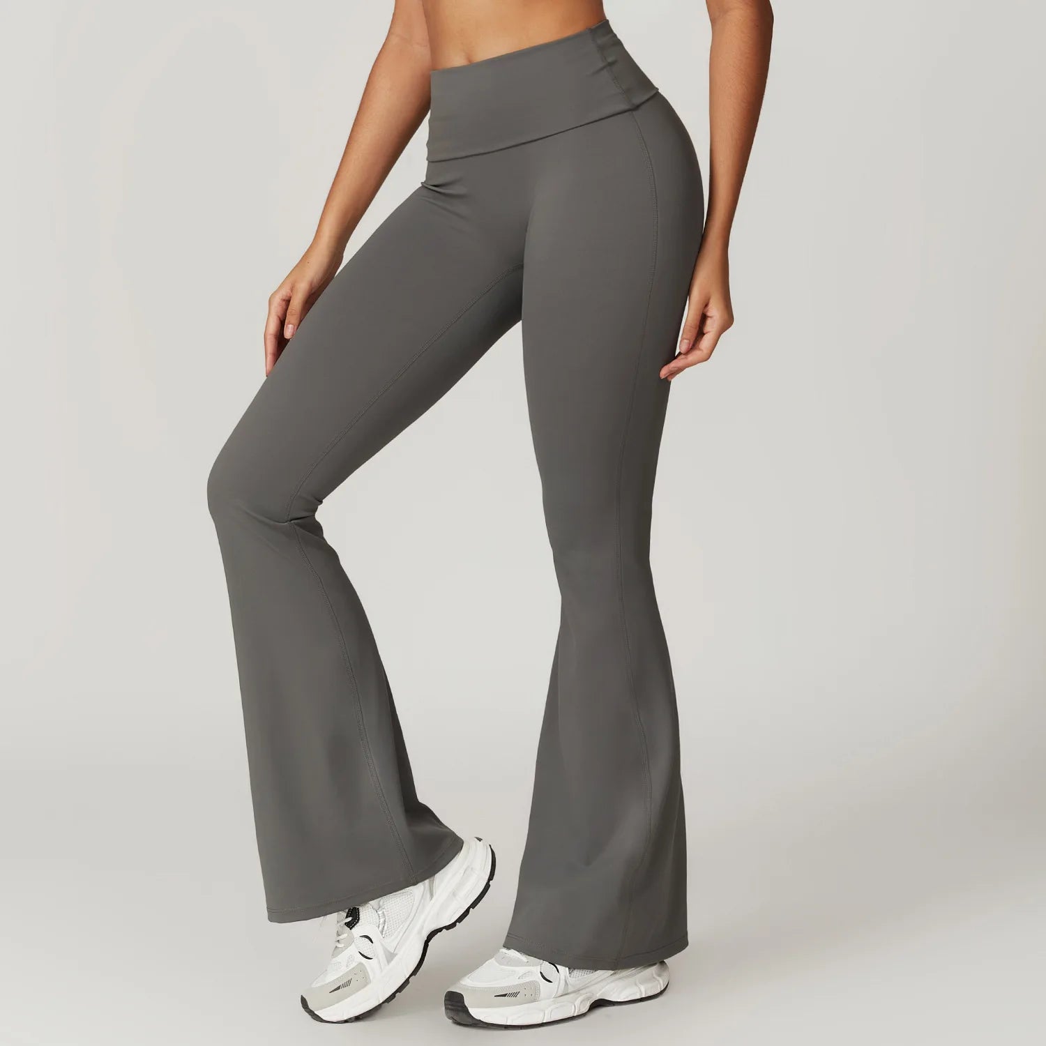 Calças de yoga mulheres bell bottoms cintura alta esporte alargamento calças ginásio leggings de fitness feminino legging controle de barriga correndo apertado
