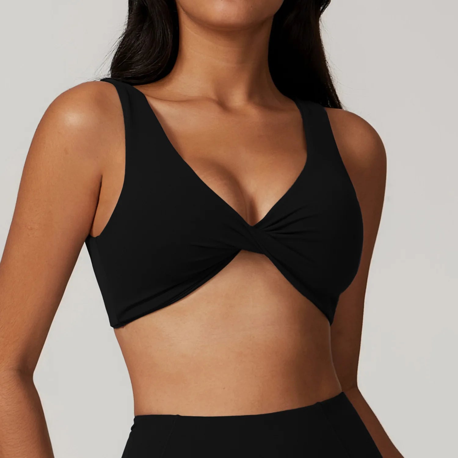 Roupa interior esportiva feminina alto suporte impacto fitness ginásio treino push up yoga superior roupas de treino push-up sutiã acolchoado activewear