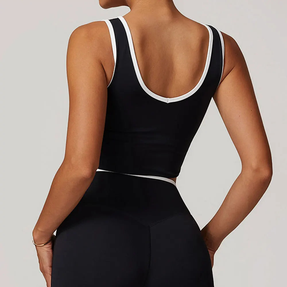 Sutiã Esportivo Sem Costas para Mulheres, Sutiã Push Up, Yoga Gym Crop Top, Sutiã de Fitness, Sutiãs de Treino Respirável, Roupa Interior Fitness