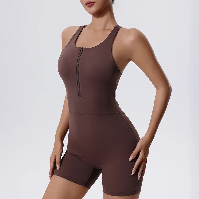 Yoga treino conjunto para mulheres, macacões, fitness sportswear, macacão treino, ginásio set, roupas de treino 1 pc